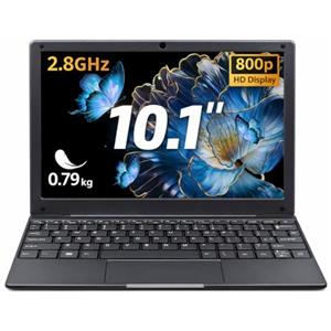 LONGEVINCE Mini Laptop 10.1 Pollici Ultrasottile 0,79 kg, Netbook Leggero Win11,Layout Tastiera Italiano, Webcam, WiFi5, Bluetooth 5.0, USB 3.0, Type-C, HDMI, Mouse Wireless (Grigio) 8GB DDR4 128GB SSD