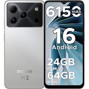 DOOGEESmart Note 56 Smartphone Android 16, 6150 mAh, 8.45 mm Ultrasottile, 6.56" HD + 90 Hz IPS, 24 GB + 64 GB/2 TB TF, 4G offerta Smartphone, Dual SIM/Octa Core/OTG/Face ID/GPS, Naturale