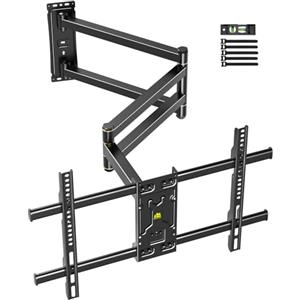 FORGING MOUNT Supporto TV Parete per 37-75" con 3 Braccio Articolati 1015mm | Fino a 40kg, VESA Max 600 x 400mm, Ideale per Angolo Staffa TV Girevole Inclinabile Orientabile Estensibile Universale