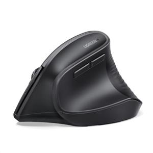 UGREEN Mouse Verticale Wireless 2,4G Mouse Ergonomico Bluetooth 4000 DPI | Silenzioso Compatibile con Computer Laptop Windows macOS Linux