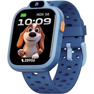 BIGGERFIVE Smartwatch Bambini Bambina 3-14，1,8" Fitness Tracker Orologio | Contapassi, Frequenza Cardiaca, Resistente all'Acqua IP68, Monitor del Sonno, Giochi Puzzle, Musica, video e foto
