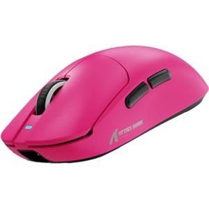 ATTACK SHARK X8SE Mouse for Large Hand, 55g SUPERLIGHT, PixArt PAW3311 Gaming Sensor, BT/2.4G Wireless/Wired, Adjustable DPI up to 25000, 500mAh Battery (Berry Red)