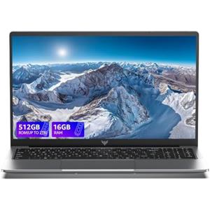 ACEMAGIC PC Portatile 15,6" FHD,AMD Ryzen Embedded R2544,Jusqu'à 3.7Ghz,RAM 16 Go, SSD 512 Go, AMD Radeon Graphics,Apprendre Laptops