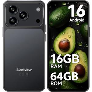 Blackview WAVE 7C Smartphone Android 16, 16GB+64GB/2TB Telefono Cellulare | 32MP Cellulare in Offerta, 6.56" Schermo, 5000mAh Cellulari, 4G Dual SIM Telefoni, Face ID, 3 Slot Carte, 3.5mm, IP54, Type-C