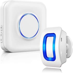 BITIWEND PIR rilevatore di movimento 110 dB antifurto portata 150m campanello | allarme sistema di sicurezza domestica wireless sensore di moviment infrarossi per interni per casa, garage, negozio