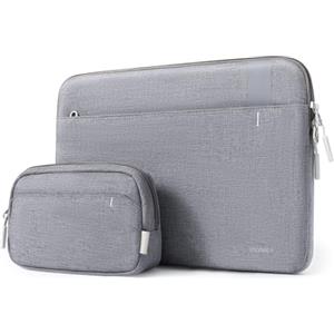 Inateck 360° Custodia PC Laptop per MacBook Pro 14 M5 A3426 A3427 | Borse Computer con Custodia Piccola Compatibile con 14 Pollici MacBook Pro M5/M4/M3/M2/M1 Pro/Max 2026-2021, Grigio