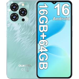 OUKITEL C3 Smartphone Android 16, 16GB+64GB/1TB Telefono Cellulare, 6.52" | 5000mAh Batteria Telefoni Cellulari, 13MP+5MP Camera, Cellulari e Smartphone Dual 4G SIM/Face ID/OTG/GPS/3.5mm Jack Telefono