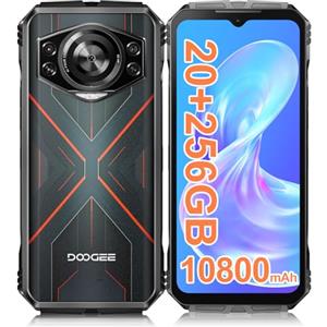 Luzglo S Cyber Rugged Smartphone 20GB+256GB Batteria 10800mAh 6,58 Pollici | IP68 e IP69K certificato 1,5 m 30 min, testato secondo MIL-STD-810H, Android 14, 50 MP, Dual SIM, NFC, 4G LTE