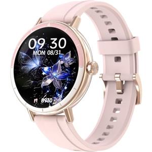 Berilona Smartwatch Donna con Chiamate Bluetooth,1.27" HD Fitness Tracker con Alexa,120+Modalità Sportive, IP68, Cardiofrequenzimetro, Sonno, Contapassi, Orologio Smartwatch per Android iOS