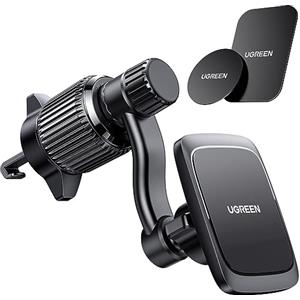 UGREEN Supporto Telefono Auto Magnetico Porta Cellulare | Macchina Ventilazione a Gancio Metallico Compatibile con iPhone 17 16 15 Plus Pro Max Galaxy S24 Ultra S23 S22 ecc