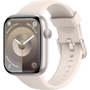 AcclaFit Smartwatch Uomo Donna, 1.85" Orologio Smartwatch con Effettua/Risposta Chiamate, 113 Sportive Smart Watch con Contapassi/SpO2/Sonno/Cardiofrequenzimetro, Impermeabil IP68 per iOS Android