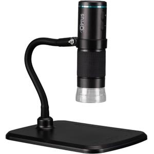 Optus Microscopio Digitale con Fotocamera 50x-300x Full HD Wi-Fi 8 LED | Riparazione elettronica, saldatura, senza fili con iOS e Android tramite app, treppiede flessibile a collo di cigno