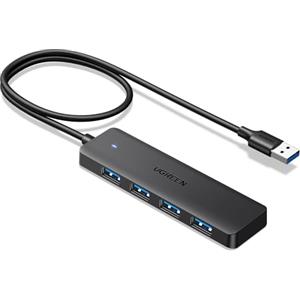 UGREEN Hub USB 3.0 con 4 Porte Sdoppiatore Multi USB 5Gbps Plug e Play 60cm | Ultra Fin Multiporta USB 3.0 Compatibile con MacBook Pro Air iMac Surface XPS PC Laptop Tastiere e Dischi Rigidi