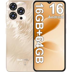 OUKITEL C3 Smartphone Android 16, 16GB+64GB/1TB Telefono Cellulare, 6.52" | 5000mAh Batteria Telefoni Cellulari, 13MP+5MP Camera, Cellulari e Smartphone Dual 4G SIM/Face ID/OTG/GPS/3.5mm Jack Telefono