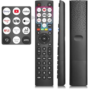 Loutoc Telecomando-per-Hisense-Smart-TV, Universale Telecomando per Hisense TV | per Hisense VIDAA 4K UHD FHD QLED LED LCD HD TV, 12 scorciatoie, NON richiede configurazione, materiale ABS