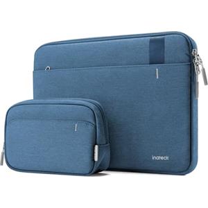 Inateck 360° Custodia PC Laptop per MacBook Pro 14 M5 A3426 A3427 | Borse Computer con Custodia Piccola Compatibile con 14 Pollici MacBook Pro M5/M4/M3/M2/M1 Pro/Max 2026-2021, Blu Denim