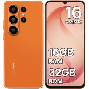 Blackview WAVE 10C Smartphone Offerta Android 16, 6.88'', 16GB+32GB/1TB | 32MP+13MP Telefono Cellulare in Offerta, 5000mAh, Telefoni 4G Dual SIM/Face ID/3 Slot/3.5mm Jack/OTG