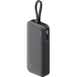 CUKTECH Power Bank 20000mAh Ricarica Rapida Caricatore Portatile 40W Cavo USB C Integrato PD3.0 LED Powerbank Compatibile con iPhone 17/16/15, Samsung S24/S25, Xiaomi, iPad