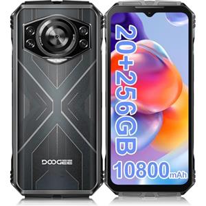 Luzglo S Cyber Rugged Smartphone 20GB+256GB Batteria 10800mAh 6,58 Pollici | IP68 e IP69K certificato 1,5 m 30 min, testato secondo MIL-STD-810H, Android 14, 50 MP, Dual SIM, NFC, 4G LTE