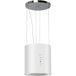Klarstein Cappa Isola Sospesa, Cappa Cucina con LED, Flusso d'Aria di 522m³/h, Sospesa per Isola Cucina a Candelabro, con Filtri Antigrasso, Sottopensile Filtri a Carboni Attivi