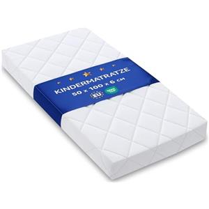 Totsy Baby materasso culla 50×100 cm per navicella & carrozzina Oeko-Tex | 50 x 100 co-sleeping neonato bebè lettino passeggino lattante materasso navicella traspirante riposo