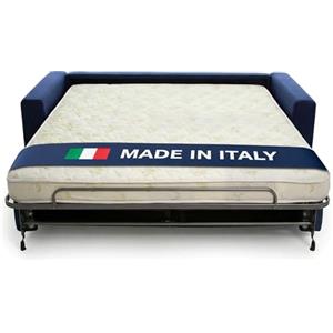 DOLCI SOGNI Materasso per Divano Letto Singolo 80x190, Materasso Waterfoam Ortopedico Antibatterico H14 cm, 100% Made in Italy, Adatto anche come Materasso 80x190 per Letto