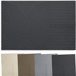 Zenacasa - Zerbino Ingresso Antiscivolo 40x60 cm - Antracite | Assorbente · Lavabile in lavatrice · Antiscivolo · Oeko-Tex Certificato