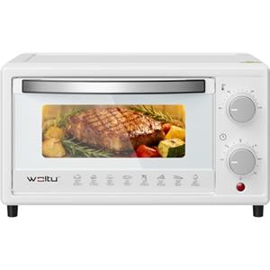WOLTU Fornetto Elettrico 10L, Forno per Pizza Elettrico, Griglia e Pinza | Mini Forno con Teglia, Temperatura tra 100-230oC, Timer 0-60 min, 800W