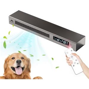 Microionxyz Purificatore d'Aria Ionizzatore, Guarda Qualità dell'Aria in Modo Dinamico, Senza Filtri, Rimuovi il 99.5% del Polline e del Fumo, CADR 310m³/h, 80㎡, 25dB Modalità di Sonno e Auto