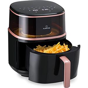Klarstein Friggitrice ad Aria, Air Fryer 1500W, Friggitrice ad Aria Calda, Forno ad Elettrica 16 Programmi, Timer, Selezione della Temperatura, Controlli Touch, 7.5L