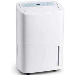 Megonia Deumidificatore Casa 70 L/24 h e 350 m³/h per Lavanderia/Bagno | Deumidificatore Portatile Professionale fino a 150 m² / Serbatoio da 5 L / Timer 24 Ore | Camera / Ufficio / Cantina / Garage