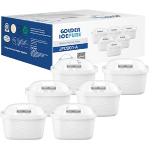 GOLDEN ICEPURE Filtro per bollitore Compatibile Con Brita Maxtra+, Maxtra Plus, Mavea, Anna Duomax, 6 pezzi