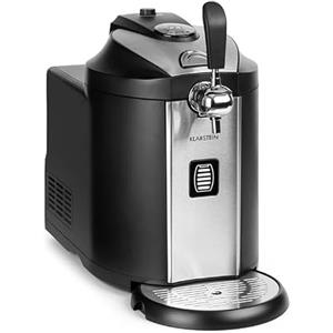 Klarstein Spillatore Birra da Casa - Dispenser Birra con Raffreddamento UltraFast, Temperatura Regolabile, Sistema a Cartuccia CO2, Display LCD