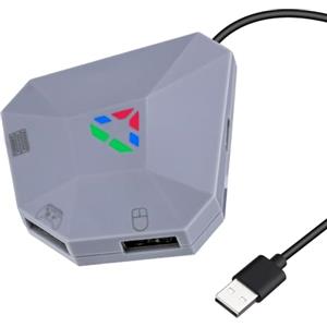 Wigearss Adattatore Mouse Tastiera Convertitore per Nintendo Switch, PS4, PS3, Xbox Series X/S, Xbox One, One X/S