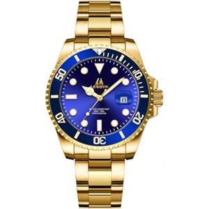 LN LENQIN Orologio Uomo Orologi in Acciaio Inossidabile Da Uomo Orologio Analogico Al Quarzo Impermeabile Orologi Da Polso Da Uomo Con Data Orologi Casual Alla Moda Luminosi