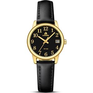 LN LENQIN Orologio Donna Analogico Al Quarzo Cinturino Pelle impermeabile | Orologio da donna al quarzo con cinturino in pelle, design elegante e impermeabile per uso quotidiano