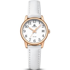 LN LENQIN Orologio Donna Analogico Al Quarzo Cinturino Pelle impermeabile | Orologio da donna al quarzo con cinturino in pelle, design elegante e impermeabile per uso quotidiano