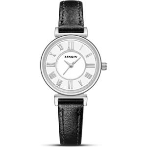 LN LENQIN Orologio Donna Analogico Al Quarzo Cinturino Pelle impermeabile | Orologio da donna al quarzo con cinturino in pelle, design elegante e impermeabile per uso quotidiano