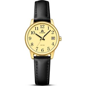 LN LENQIN Orologio Donna Analogico Al Quarzo Cinturino Pelle impermeabile | Orologio da donna al quarzo con cinturino in pelle, design elegante e impermeabile per uso quotidiano