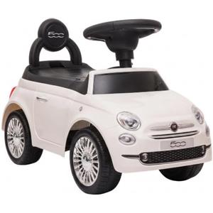 AIYAPLAY Macchina Cavalcabile per Bambini 12-36 Mesi, Licenza Fiat, Bianco | Auto per Bambini a Spinta Manuale, Musica, Clacson, Antiribaltamento, Vano Sottosedile in PP