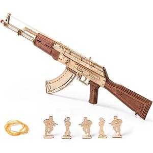 ROKR Puzzle 3D in Legno Modellismo da Costruire Adulti Kit di Modelli LQ901 | Kit di Modelli con Elastici, Regalo per Adolescenti 315 Parti