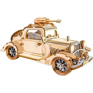 Rolife Puzzle 3D Legno Auto d'epoca Rompicapo - Modellismo da Costruire Adulti -Decorazioni per la Casa Regalo Donna Uomo TG504