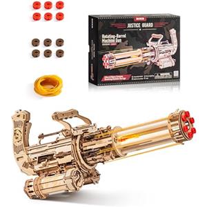 ROKR Puzzle 3D in Legno Modellismo Costruire per Adulti Kit Modelli, LQA01 | Kit di Modelli con Elastici, Regalo per Adolescenti, Modello a barile rotante 412 Parti