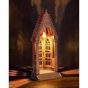 Rolife Puzzle 3D Cattedrale Geometrica, Puzzle in Legno per Adulti, Kit Modellismo 112 Pezzi a Incastro, 2 Ore di Montaggio, Arredamento Casa da Collezione
