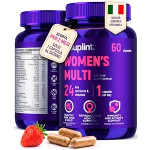SUPLINT Multivitaminico Donna Alta Potenza - 180 Capsule - Completo A-Z | Multivitaminico Completo con B6, Ferro, Zinco e Vitex - 1 al Giorno, 180 Giorni - Vitamine e Minerali - Integratore Donna
