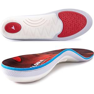 VALSOLE solette ortopediche per uomo e donna, solette confortevoli con supporto per l'arco plantare per fascite plantare, indicate per sperone calcaneare, piede piatto, metatarsalgia e dolore al piede