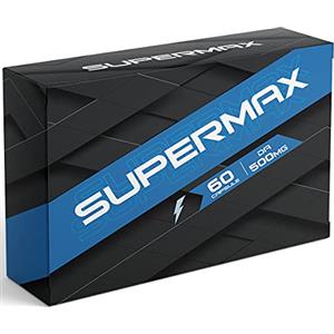 Vulcano Design Supermax Integratore per Uomo ad Azione Rapida | 60 Capsule 100% Naturali, con Ginseng, Arginina, Ashwagandha, Zinco, Taurina, Tribulus, Made in Italy