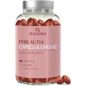 Bandini® Capelli & Unghie, Integratore Alimentare Fortificante per Capelli | (Crescita e Volume) | Supporto per Capigliatura e Unghie Forti con Omega-3, Vitamine e Minerali