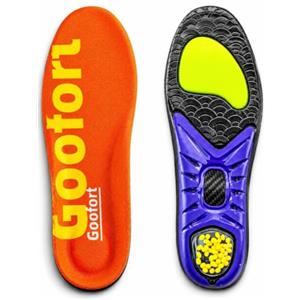 Goofort DynaZoom™ Solette in fibra di carbonio per uomo e donna, supporto plantare in gel, prestazioni dinamiche, con piastra di stabilità in fibra di carbonio, anti-fatica, sport, fascite plantare