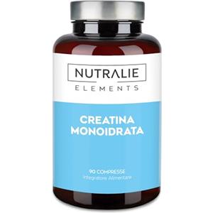NUTRALIE Creatina Monoidrata 6000 mg - Uomo e Donna Integratore Sportivo | Creatina Capsule Monoidrata - 90 Compresse Creatina Monoidrata Nutralie